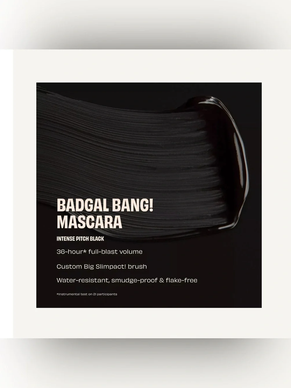 BADgal BANG! Volumizing Mascara NWOB - pitch Black